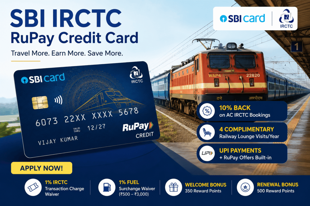 SBI IRCTC Rupay Credit Card